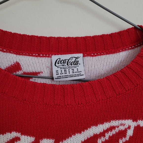 Coca-Cola Christmas Sweater Size Mens Small - Picture 2 of 3